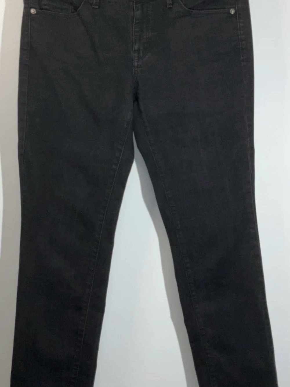 Women's Mossimo Midrise Skinny Straight Leg Black Jeans Size 14/S 32